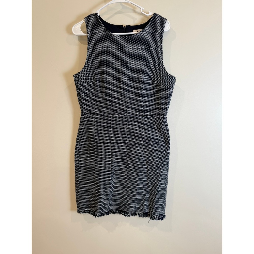 LOFT Sleeveless Sheath Dress Women's Career Party Black White Geometric